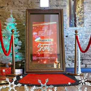 Elevate Your 2024 Christmas Party in Bristol with a Magic Mirror Photo Booth