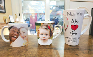 Personalised Mug Printing in Swindon - Custom Photo Mugs While You Wait!