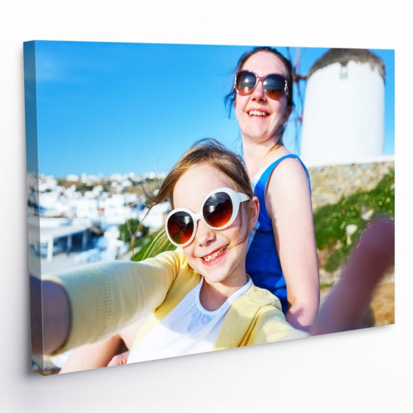 Your Photo on Luxury Canvas w/ Pine Frame