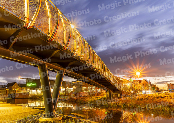 Wichelstowe Bridge, Swindon, by Magic Photo Creations | Gary Boyle