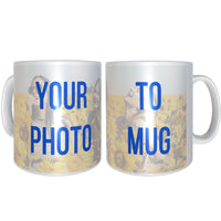 Your Photo or Logo Mugs. Printed Cups. Personalised Latte Coffee 11oz 12oz 17oz
