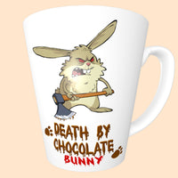 "DEATH BY CHOCOLATE BUNNY" Mugs