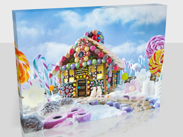 Very Sweet Gingerbread House Christmas Print In Five Sizes