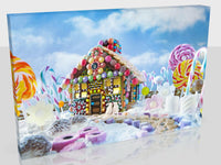 Very Sweet Gingerbread House Christmas Print In Five Sizes