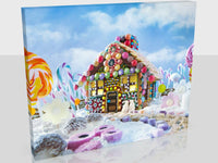 Very Sweet Gingerbread House Christmas Print In Five Sizes