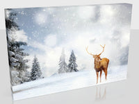 Beautiful Reindeer Christmas Print In Five Sizes