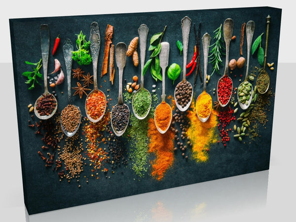Kitchen Spice Cooking Canvas Print In Two Sizes