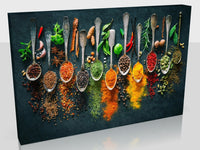 Kitchen Spice Cooking Canvas Print In Two Sizes