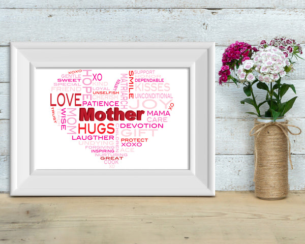 Mother's Day Poster. The Perfect Gift