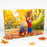 Your Photo on Luxury Canvas w/ Pine Frame