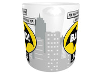 Personalised "BATDAD" Mug - Superhero Batman Gift - Custom Coffee Cup