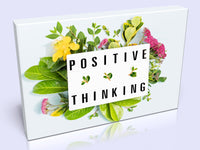 Positive Thinking Canvas Available In 3 Sizes
