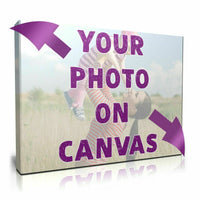 Your Photo on Luxury Canvas w/ Pine Frame