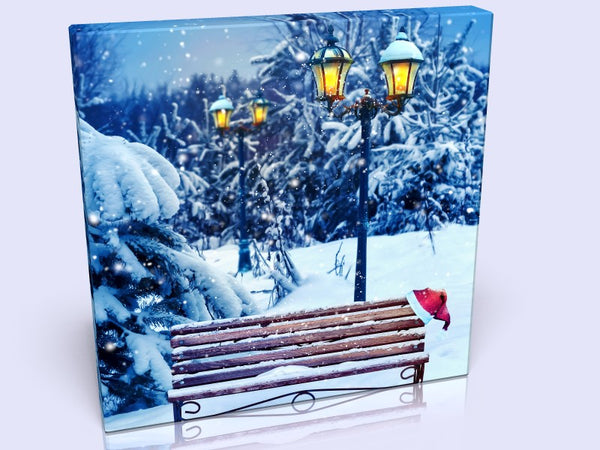 Stunning Christmas Scene Canvas Art Available in three Sizes